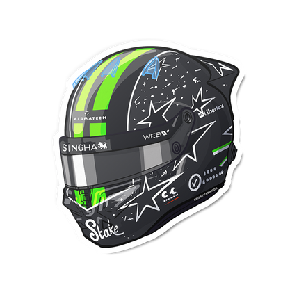 Stake F1 Kick Sauber Nico Hulkenberg Stickers 2025