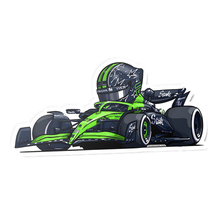 Stake F1 Kick Sauber Nico Hulkenberg Stickers 2025