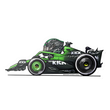 Stake F1 Kick Sauber Nico Hulkenberg Stickers 2025