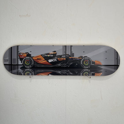 McLaren F1 Lando Norris Skateboard Deck Wall Display