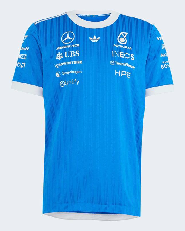 Mercedes AMG Petronas F1 Team Adidas Silverstone GP Authentic T-Shirt 2026