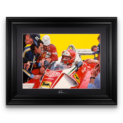 Scuderia Ferrari F1 Niki Lauda 1976 Artwork