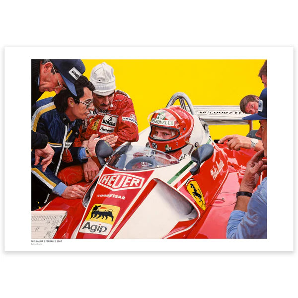 Scuderia Ferrari F1 Niki Lauda 1976 Artwork