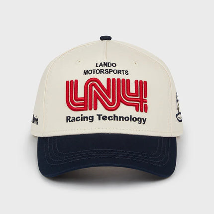 Lando Norris LN4 Racing Team Collection Vintage Logo Baseball Cap