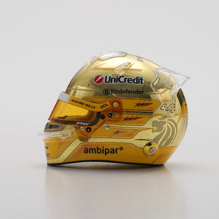 Scuderia Ferrari F1 Team Looksmart Lewis Hamilton Singapore GP 1/5 Mini Helmet 2025