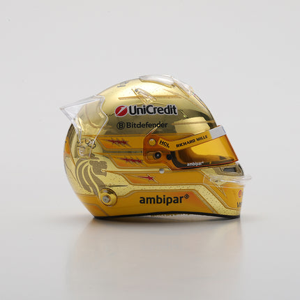 Scuderia Ferrari F1 Team Looksmart Lewis Hamilton Singapore GP 1/5 Mini Helmet 2025