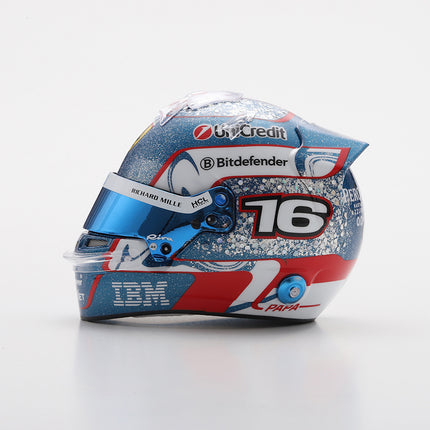 Scuderia Ferrari F1 Team Looksmart Charles Leclerc Singapore GP 1/5 Mini Helmet 2025