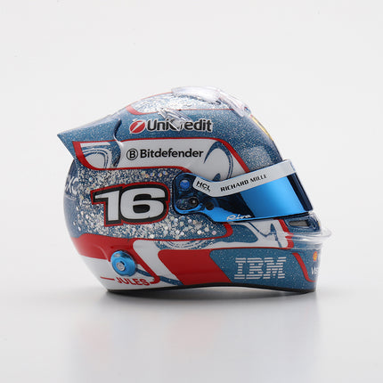 Scuderia Ferrari F1 Team Looksmart Charles Leclerc Singapore GP 1/5 Mini Helmet 2025