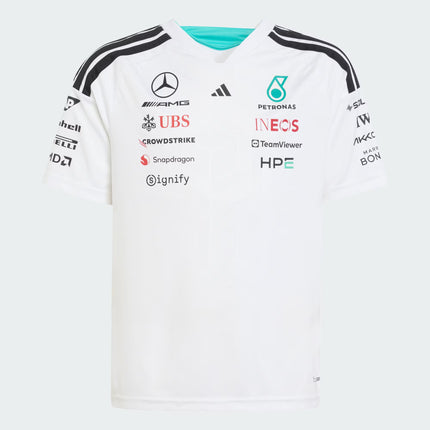 Mercedes AMG Petronas F1 Team Adidas Kids Drivers T-Shirt 2026