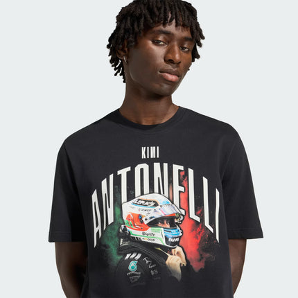 Mercedes AMG Petronas F1 Team Adidas Kimi Antonelli Graphic T-Shirt