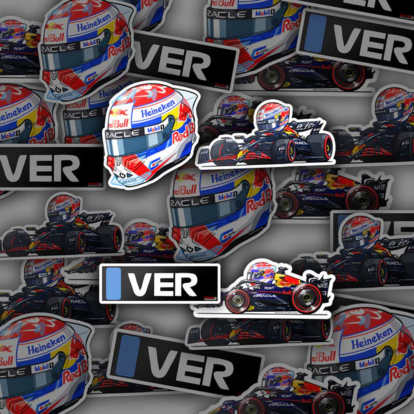 Red Bull Racing F1 Max Verstappen Stickers 2025