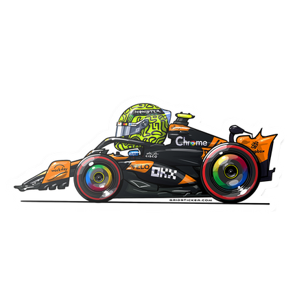 McLaren F1 Lando Norris Stickers 2025