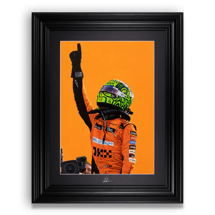 McLaren F1 Lando Norris 2024 Miami First Win Artwork