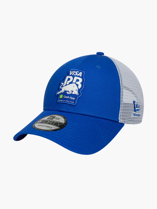 Visa Cash App Racing Bulls F1 Team New Era Essentials Trucker Baseball Cap