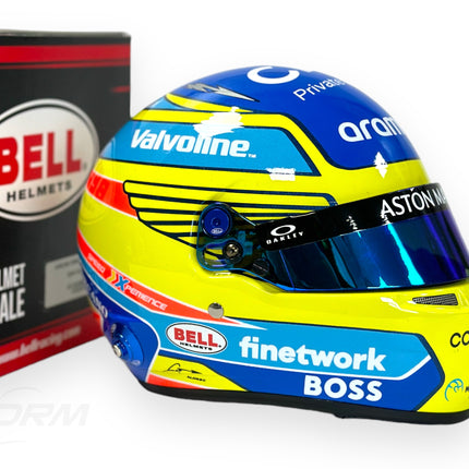 Aston Martin F1 Fernando Alonso 1/2 Scale Mini Helmet 2024