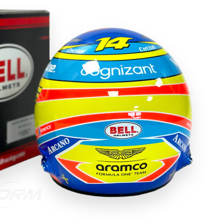 Aston Martin F1 Fernando Alonso 1/2 Scale Mini Helmet 2024