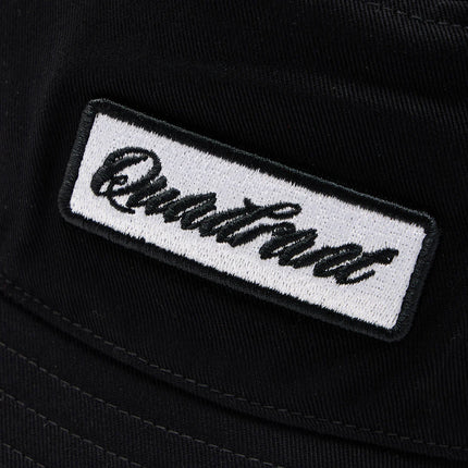 Quadrant Speedway Collection Black Bucket Hat