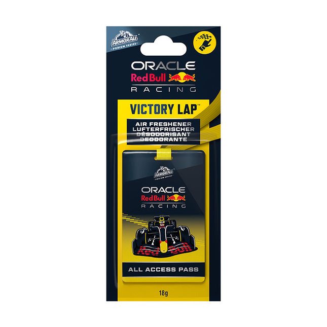 Red Bull Racing F1 Team Armor All Podium Series Victory Lap Access Pass Air Freshener