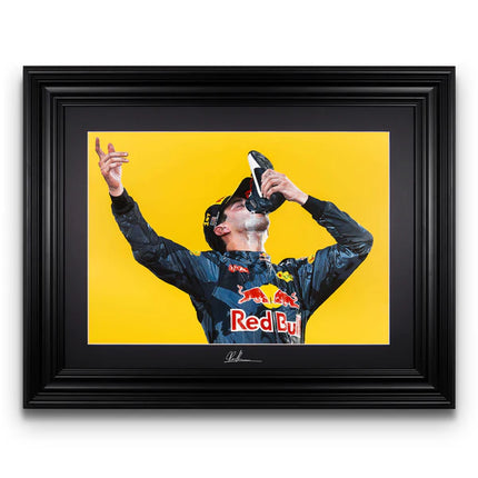 Red Bull Racing F1 Daniel Ricciardo 2016 Malaysian GP Win Artwork