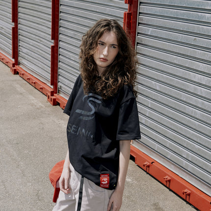 Ayrton Senna Logo Relaxed Fit T-Shirt
