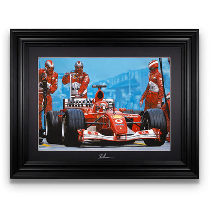 Scuderia Ferrari F1 Michael Schumacher 2002 Pitstop Artwork