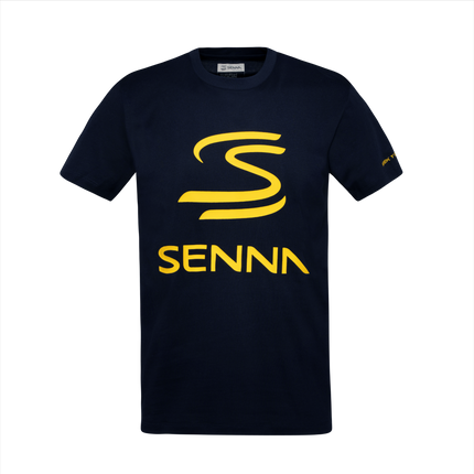 Ayrton Senna Legacy Logo Navy T-Shirt