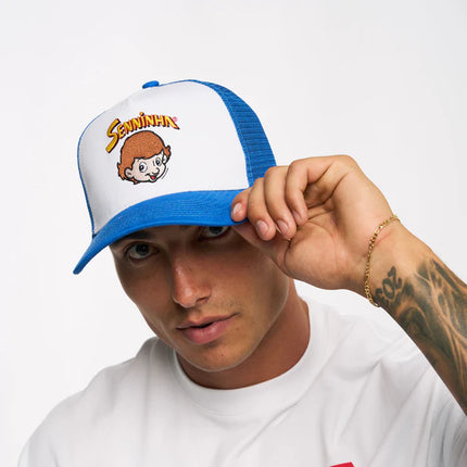 Ayrton Senna Senninha Navy Trucker Cap