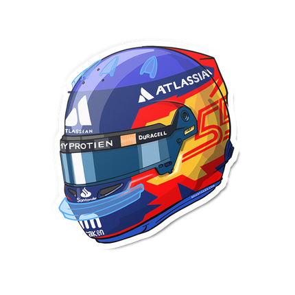 Williams Racing F1 Carlos Sainz Stickers 2025