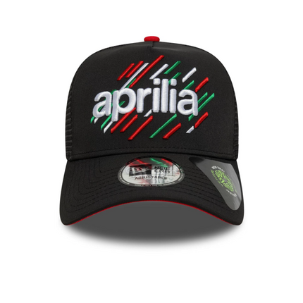 Aprilia Racing New Era Logo E-Frame Trucker Baseball Cap