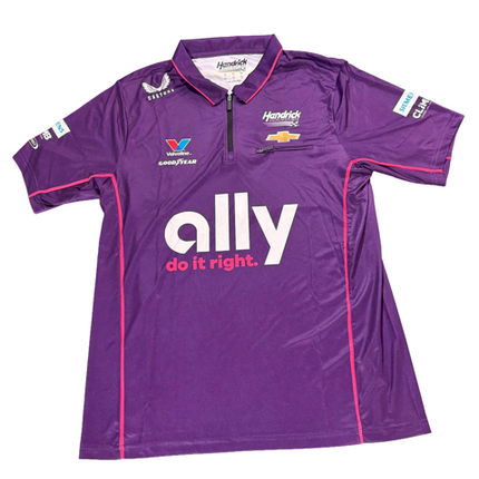 Hendricks Motorsport Nascar Alex Bowman 2025 Purple Polo