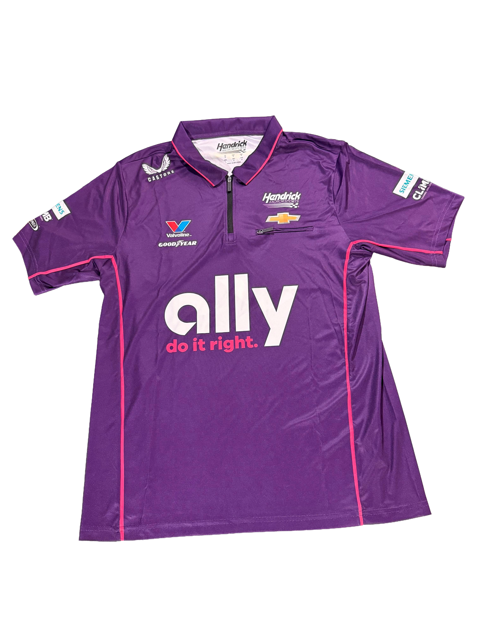 Hendricks Motorsport Nascar Alex Bowman 2025 Purple Polo