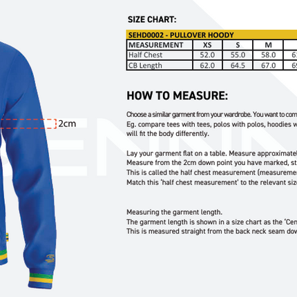 Ayrton Senna Collegiate Blue Hoody