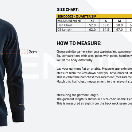 Ayrton Senna Legacy Navy Quarter Zip Fleece