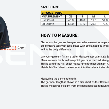 Ayrton Senna Legacy Logo Polo