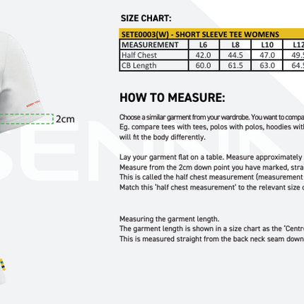 Ayrton Senna Legacy Logo Women's White T-Shirt