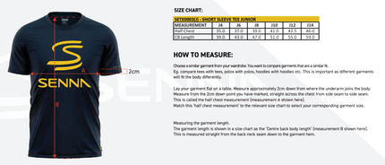 Ayrton Senna Legacy Navy Logo Kids T-Shirt