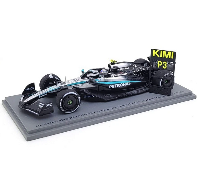 Mercedes AMG Petronas F1 Team Spark Model Kimi Antonelli 3rd Place Canada GP 1/43 ScaleModel Racing Car