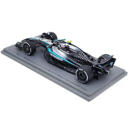 Mercedes AMG Petronas F1 Team Spark Model Kimi Antonelli 3rd Place Canada GP 1/43 ScaleModel Racing Car