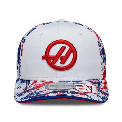 Haas F1 Team New Era Oliver Bearman Drivers Silverstone GP Baseball Cap 2026