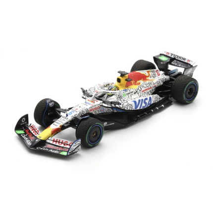 Visa Cash App Racing Bulls F1 Spark Model Isack Hadjar Silverstone GP 1/43 Scale Racing Car 2025