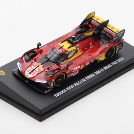 Scuderia Ferrari WEC Hypercar #51 Le Mans 24hr 2024 1/64 Scale Model Racing Car