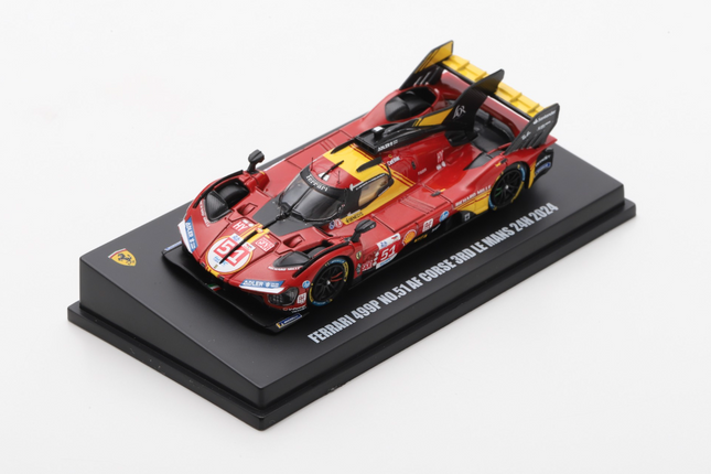 Scuderia Ferrari WEC Hypercar #51 Le Mans 24hr 2024 1/64 Scale Model Racing Car
