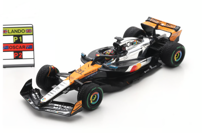 McLaren F1 Spark Model Oscar Piastri Silverstone GP 1/43 Scale Model Racing Car 2025