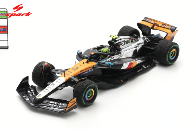 McLaren F1 Team Spark Model Lando Norris Silverstone GP 1/43 Scale Model Car 2025