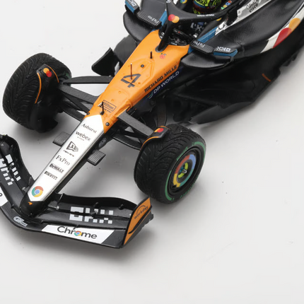McLaren F1 Team Spark Model Lando Norris Silverstone GP 1/43 Scale Model Car 2025
