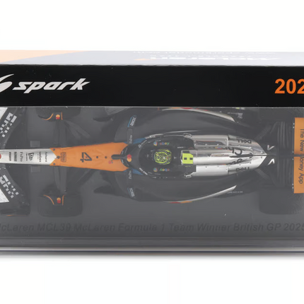 McLaren F1 Team Spark Model Lando Norris Silverstone GP 1/43 Scale Model Car 2025
