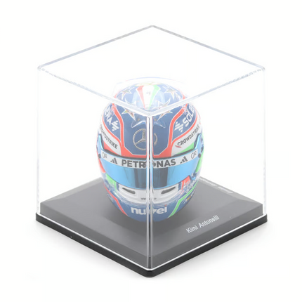 Mercedes AMG Petronas F1 Team Spark Model Kimi Antonelli Imola GP 1/5 Mini Helmet 2025