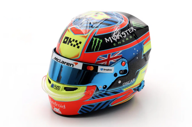 McLaren F1 Spark Model Oscar Piastri 2026 1/5 Scale Mini Helmet