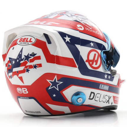 Haas F1 Oliver Bearman 2025 USA GP 1/5 Scale Mini Helmet