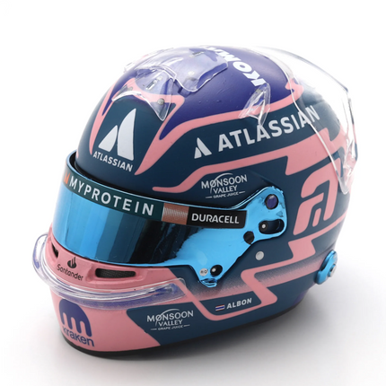 Williams F1 Alex Albon 2025 Season Livery 1/5 Scale Mini Helmet